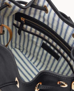 Saffiano Drawstring