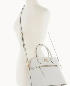 Saffiano Large Domed Satchel