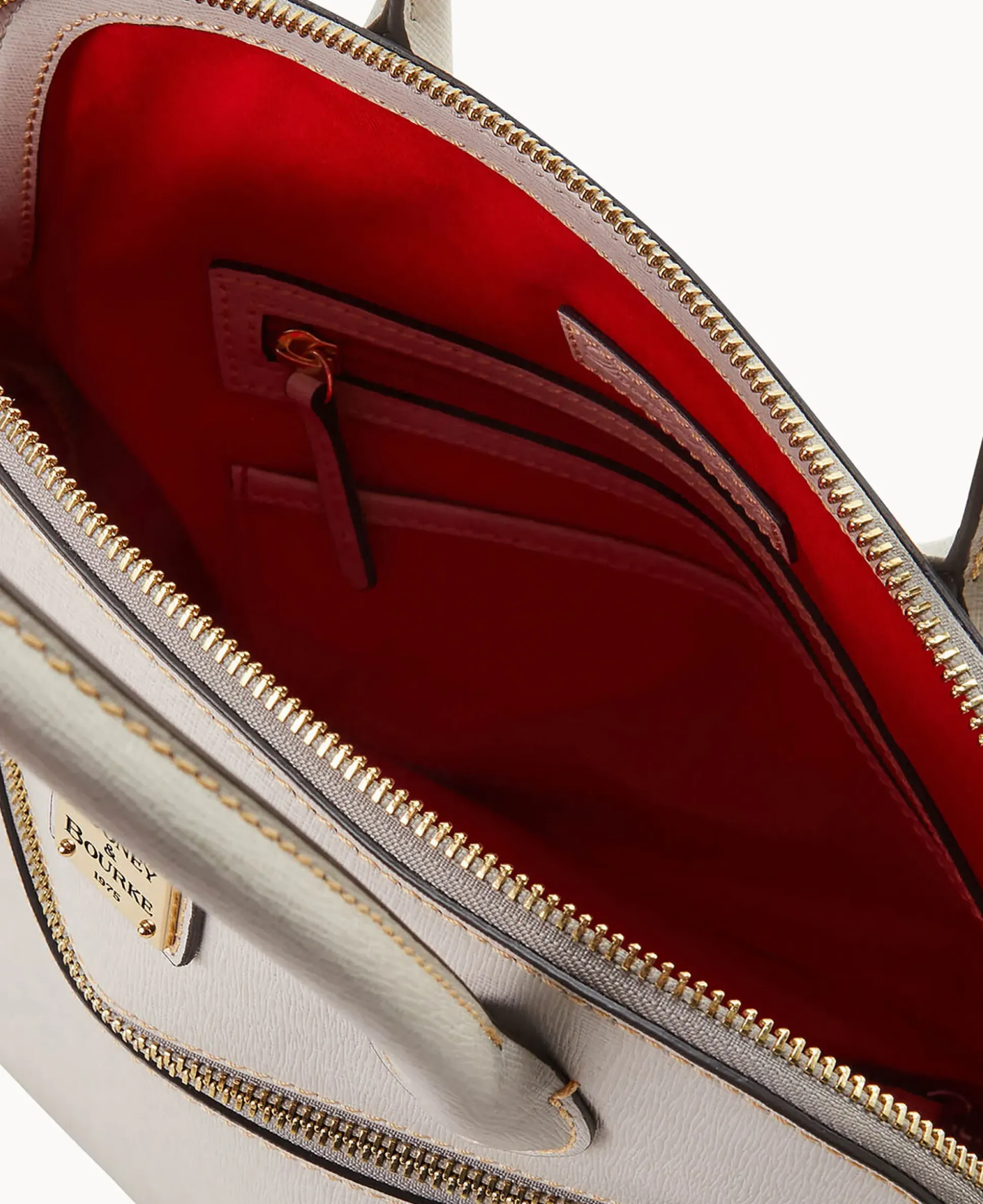 Saffiano Large Domed Satchel