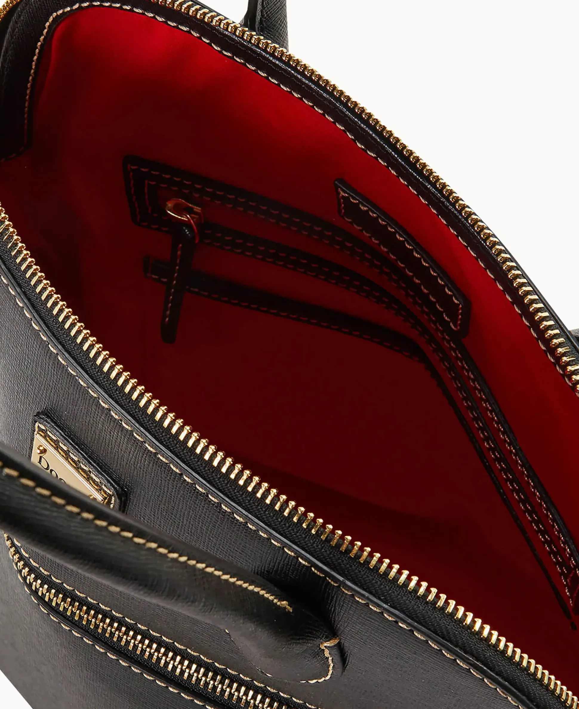 Saffiano Large Domed Satchel