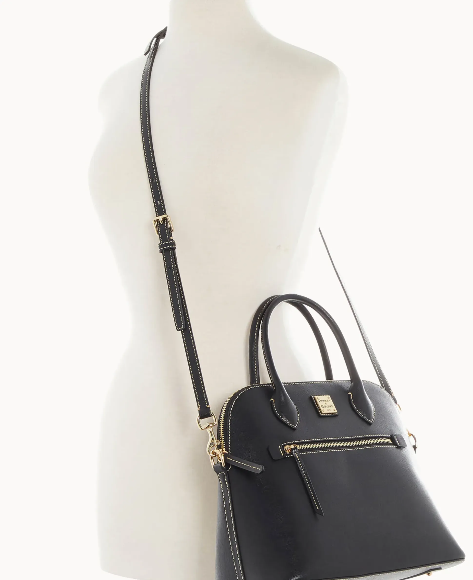 Saffiano Large Domed Satchel