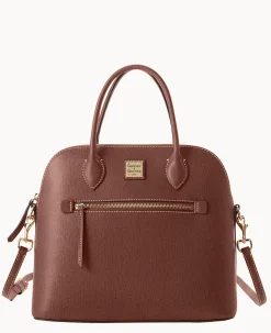 Saffiano Large Domed Satchel