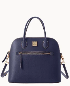 Saffiano Large Domed Satchel