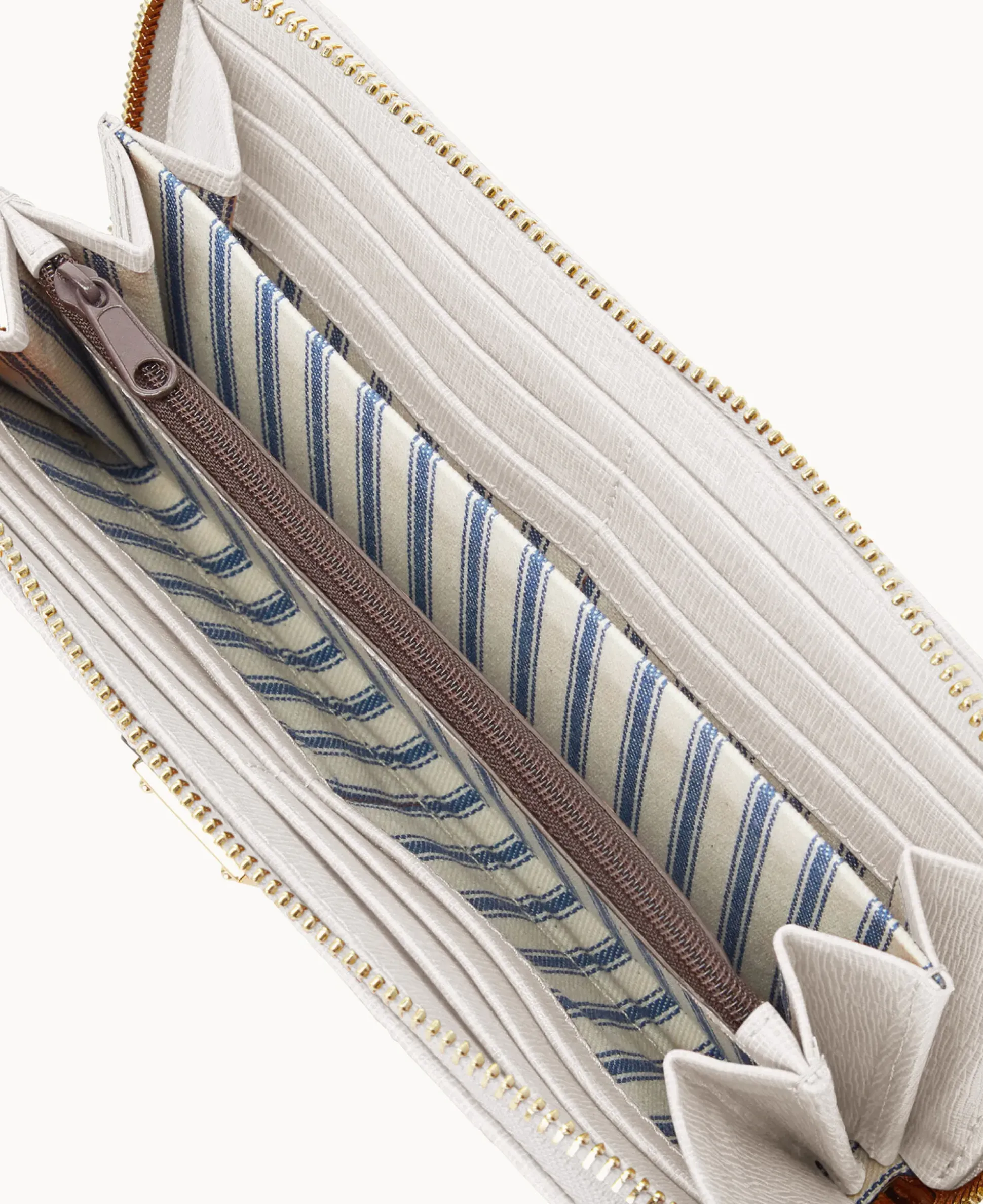 Saffiano Large Zip Around Wristlet