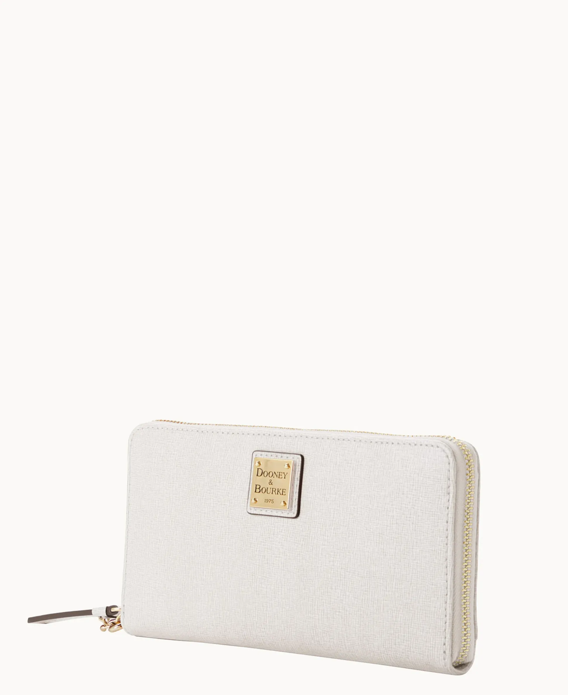 Saffiano Large Zip Around Wristlet