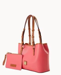 Saffiano Small Briana with Pouch