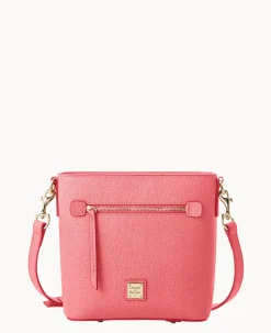 Saffiano Small Zip Crossbody