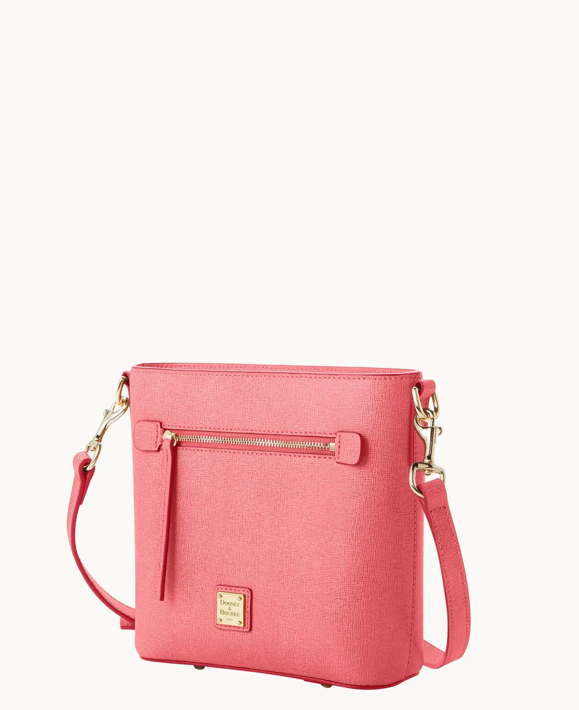 Saffiano Small Zip Crossbody