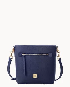 Saffiano Small Zip Crossbody