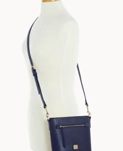 Saffiano Small Zip Crossbody