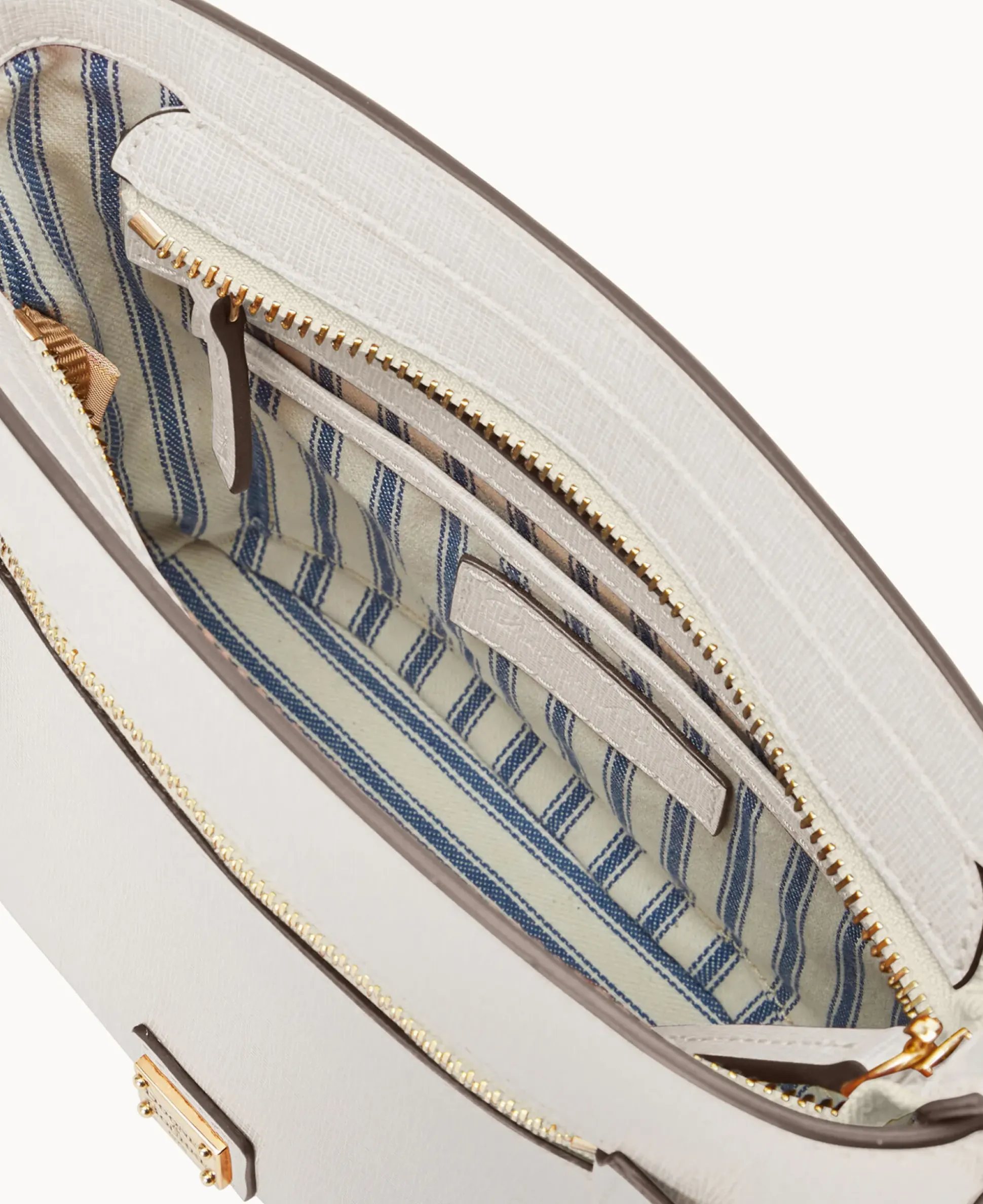 Saffiano Small Zip Crossbody