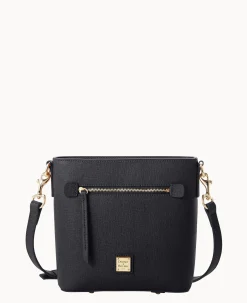 Saffiano Small Zip Crossbody