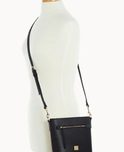 Saffiano Small Zip Crossbody