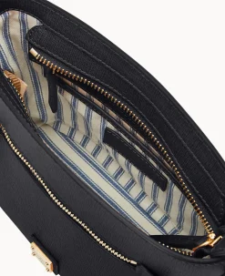 Saffiano Small Zip Crossbody