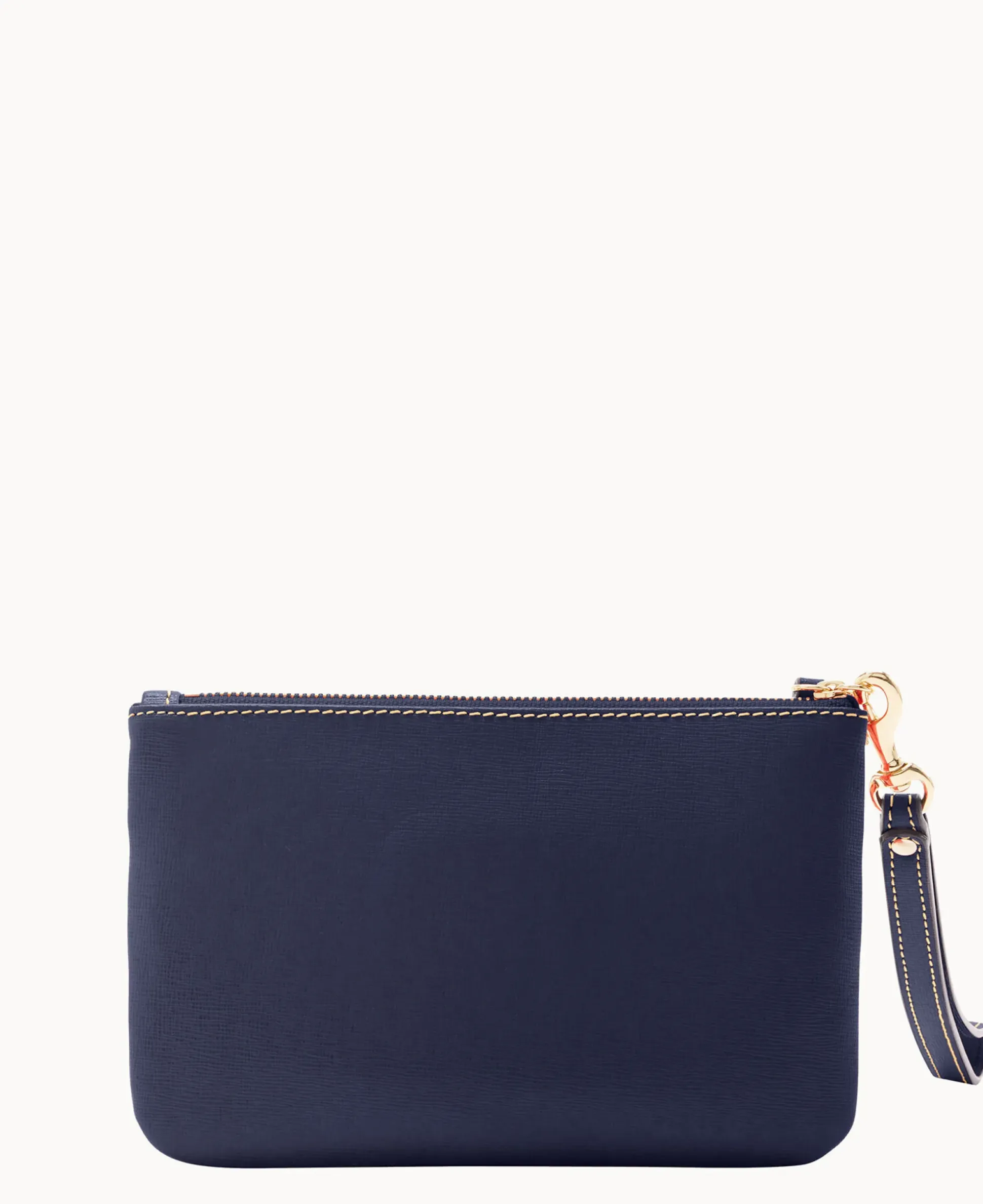 Saffiano Triple Zip Wristlet