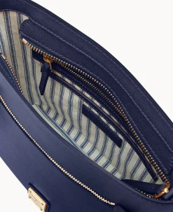 Saffiano Zip Crossbody