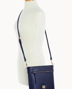 Saffiano Zip Crossbody