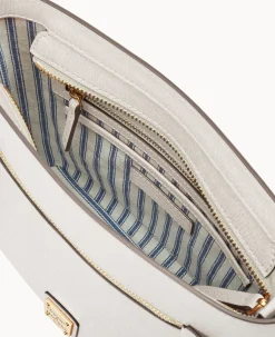 Saffiano Zip Crossbody