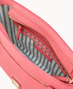 Saffiano Zip Crossbody
