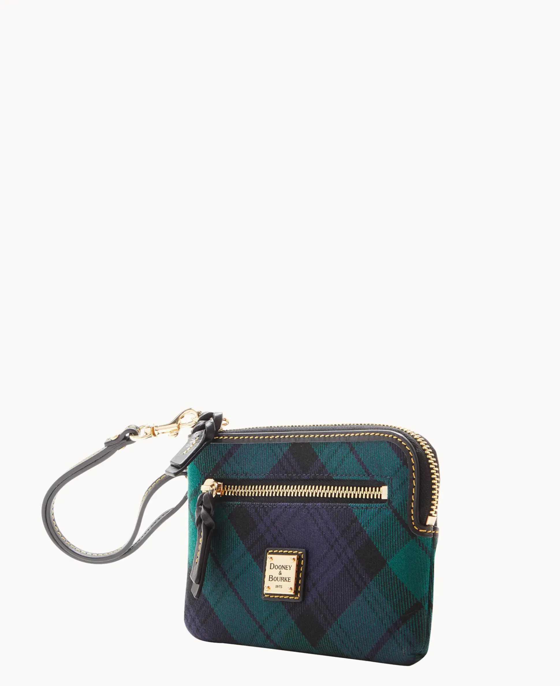 Tartan Zip Around Wristlet