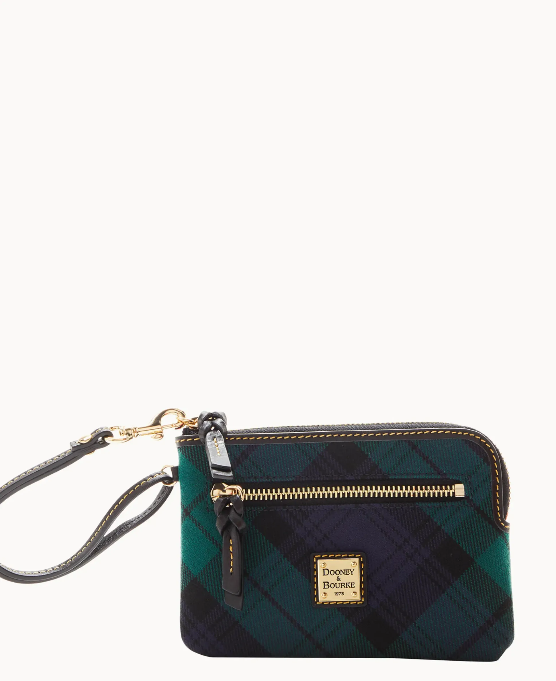 Tartan Zip Around Wristlet